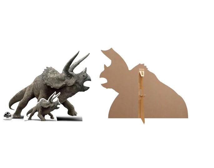 Natural History Museum Triceratops Cardboard Cutout - 1.28m