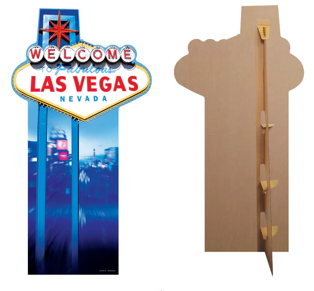 Welcome to Las Vegas Cardboard Cutout - 1.88m