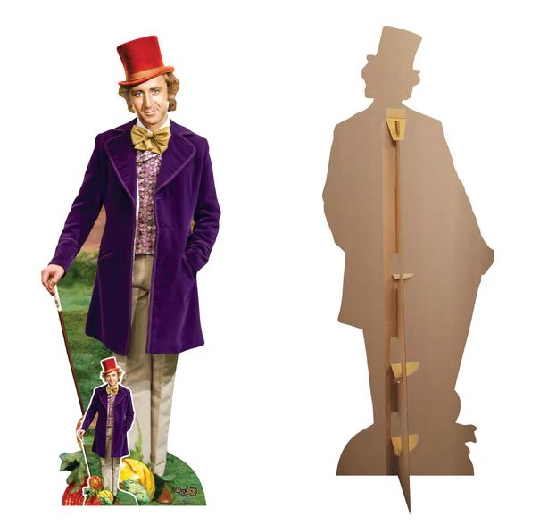 Willy Wonka Cardboard Cutout - 1.93m