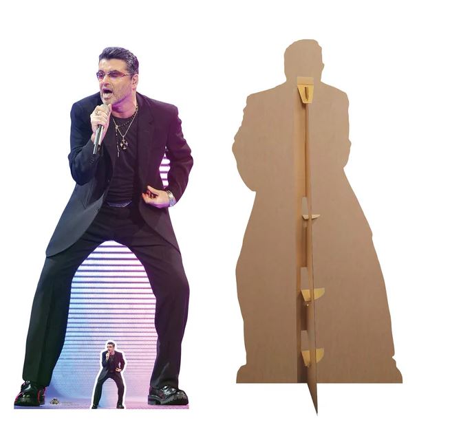 George Michael Singing Cardboard Cutout - 1.72m