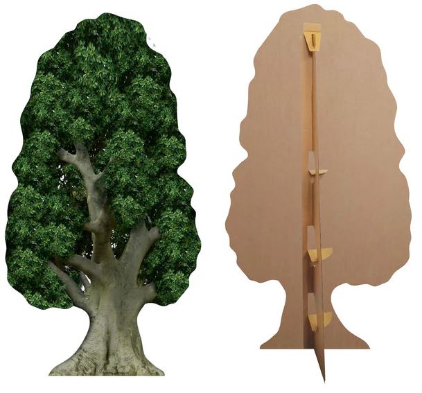 Cardboard Tree Officeworks Tree Cardboard Cutout - 1.78m – Party Packs