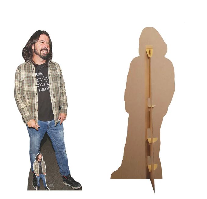 Dave Grohl Foo Fighters Lifesize Cutout With FREE Mini Cutout - 1.82m