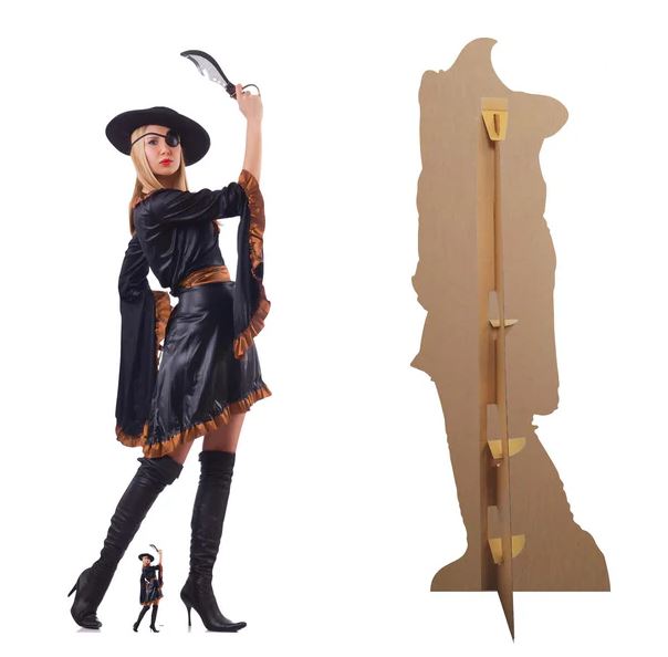 Pirate Woman with Sword Lifesize Cardboard Cutout