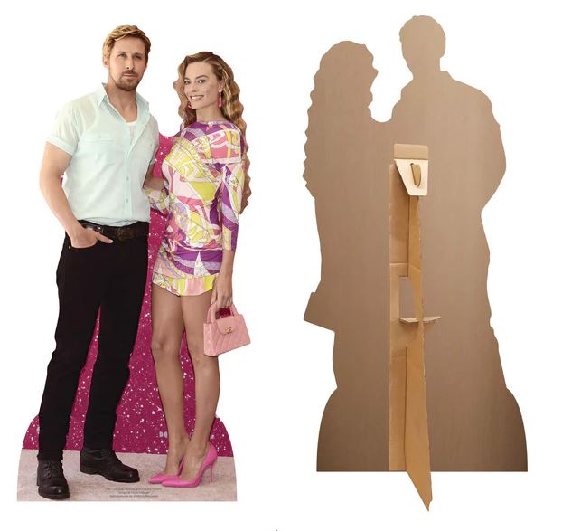 Ryan Gosling and Margot Robbie Barbie Movie Lifesize Cardboard Cutout - 1.85m