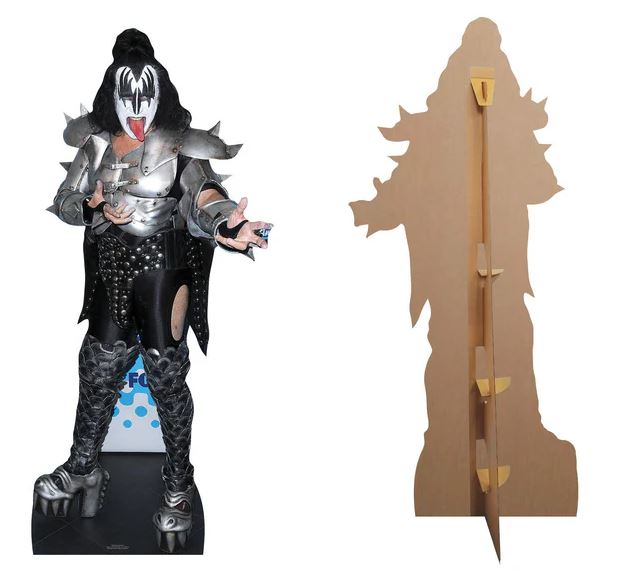 Gene Simmons From Kiss Cardboard Cutout - 1.86m