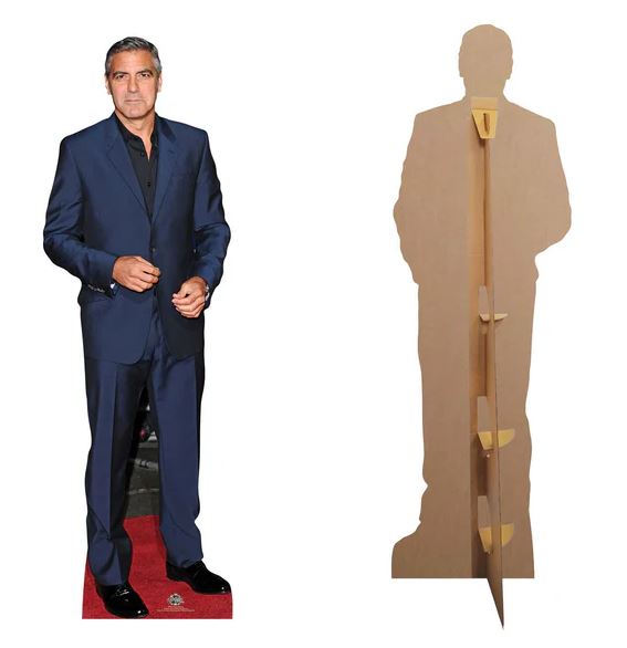 George Clooney Cardboard Cutout - 1.76m