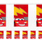 Lightning Cars Paper Flag Bunting Decoration - 2.4m