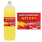 Lightning Cars Personalised Drinks Bottle Labels - Pack of 4