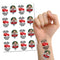 Personalised Lightning Cars Temporary Tattoos - Pack of 16