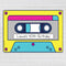 Personalised 1990s Casette Tape Poster - A3