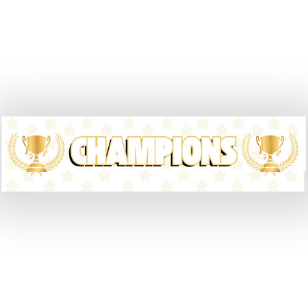 Champions Banner Decoration - 1.2m