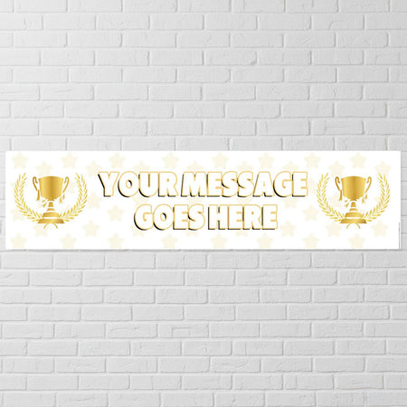Champions Personalised Banner Decoration - 1.2m