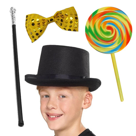 Children's Willy Wonka Fancy Dress Kit