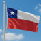 Chile Polyester Fabric Flag 5ft x 3ft