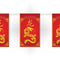 Chinese New Year of the Dragon 2024 Paper Flag Bunting Decoration - 2.4m
