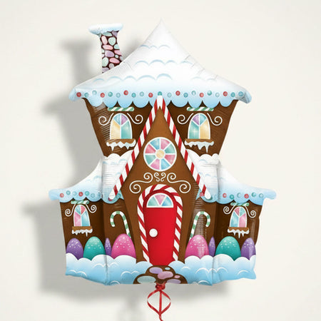 Gingerbread House Foil Balloon - 37