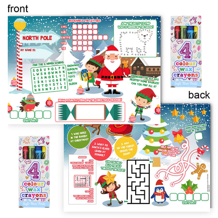 Christmas Colouring Activity Pack - Pack of 100