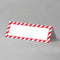 Red and White Stripes Place Cards - Pack of 8