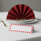 Red and White Stripes Place Cards - Pack of 8