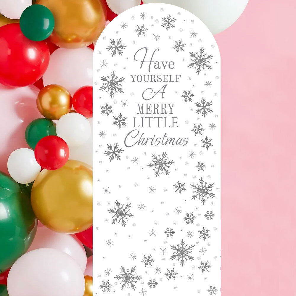 Merry Little Christmas White Snowflake Sailboard Stand-Up - 185cm
