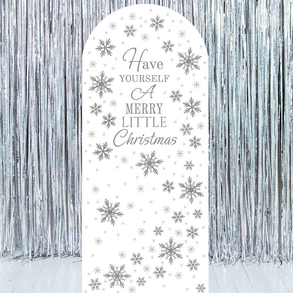 Merry Little Christmas White Snowflake Sailboard Stand-Up - 185cm