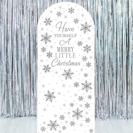 Merry Little Christmas White Snowflake Sailboard Stand-Up - 185cm