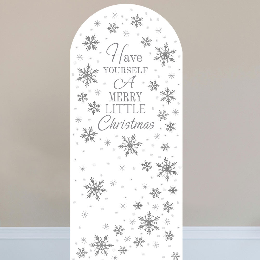 Merry Little Christmas White Snowflake Sailboard Stand-Up - 185cm