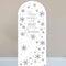 Merry Little Christmas White Snowflake Sailboard Stand-Up - 185cm