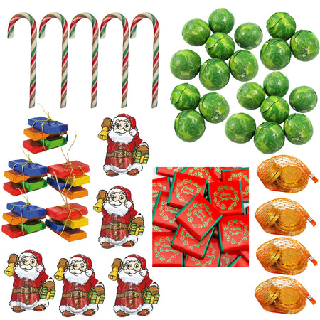 Pack of Assorted Christmas Sweets and Chocolates