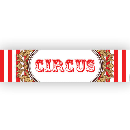 The Greatest Showman Circus Tent Wall Banner Decoration - 1.2m