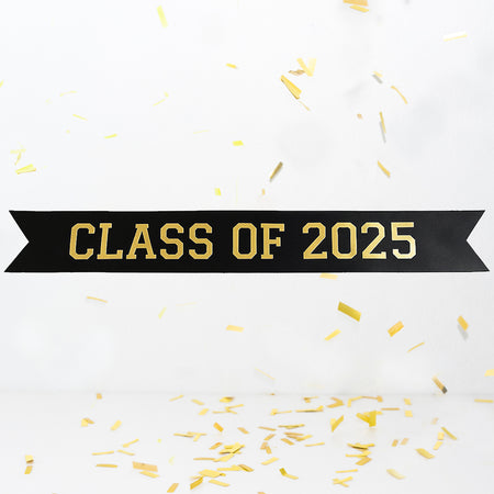 Class of 2025 Graduation Satin Ribbon Banner - 1m