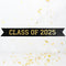 Class of 2025 Graduation Satin Ribbon Banner - 1m