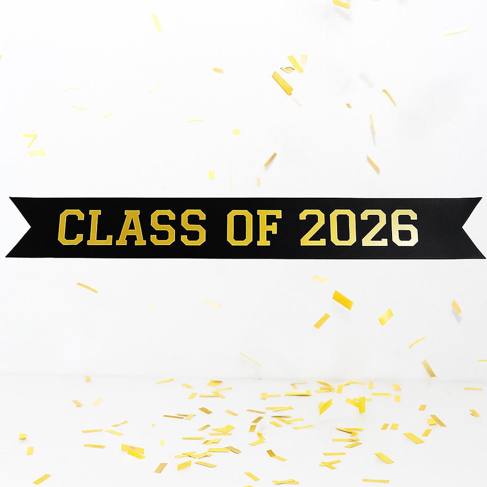 Class of 2026 Graduation Satin Ribbon Banner - 1m