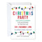 Personalised Vibrant Christmas Party Invitations - Pack of 16