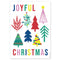 Vibrant Joyful Christmas Poster - A3