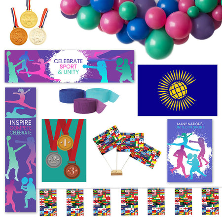 Commonwealth Summer Sports Decoration Party Pack