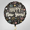New Year Confetti Satin Finish Foil Balloon - 18