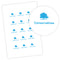 Conservative Party Stickers - 58mm - Sheet of 15