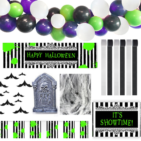 Crazy Ghost Themed Halloween Decoration Pack
