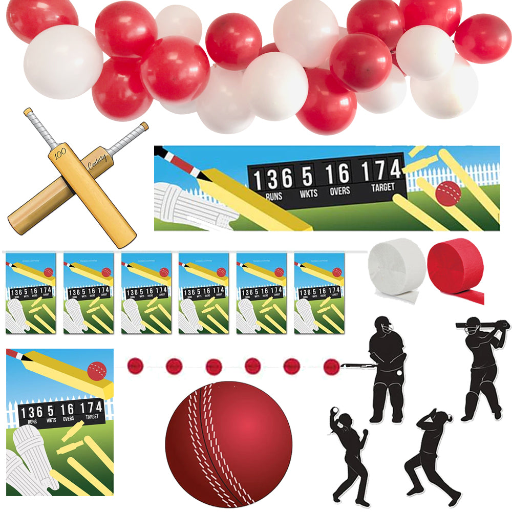 Cricket Decoration Party Pack
