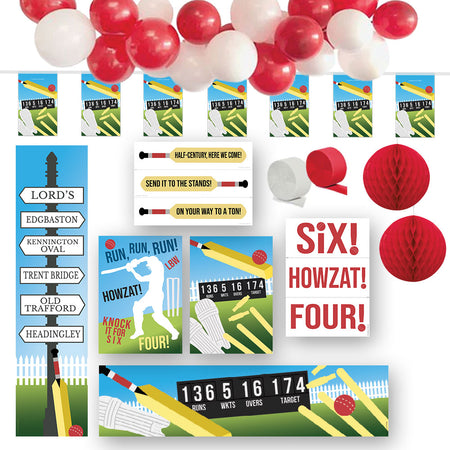 Cricket Decoration Party Pack