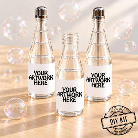 Custom Design Personalised Mini Champagne Bubbles - Pack of 16