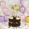 Personalised Gold Foil Cake Topper - Each