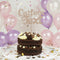 Personalised Rose Gold Glitter Cake Topper - Each