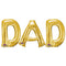 DAD Father's Day Gold Foil Balloons - 16