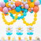 Small White Daisy Foil Balloon - 14