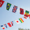 World Cup Football Countries 2026 Fabric Large Flag Bunting - 48 Flags - 30m
