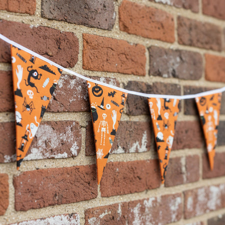 Halloween Ghosts & Ghouls Fabric Bunting - 4m
