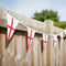 England St. George's Flag Fabric Pennant Bunting - 20m