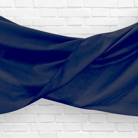 Navy Blue Fabric Drapes - 1.1m Wide - Per Metre